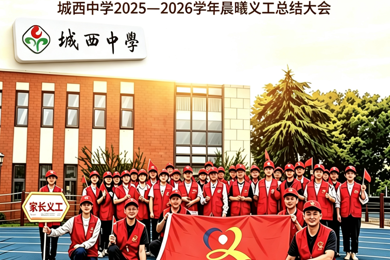 晨曦聚爱 破晓新生 书香致远——城西中学2025—2026学年度晨曦义工总结大会温情落幕